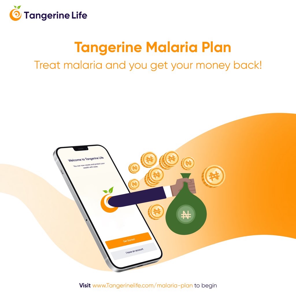 Tangerine malaria and cash+ plan