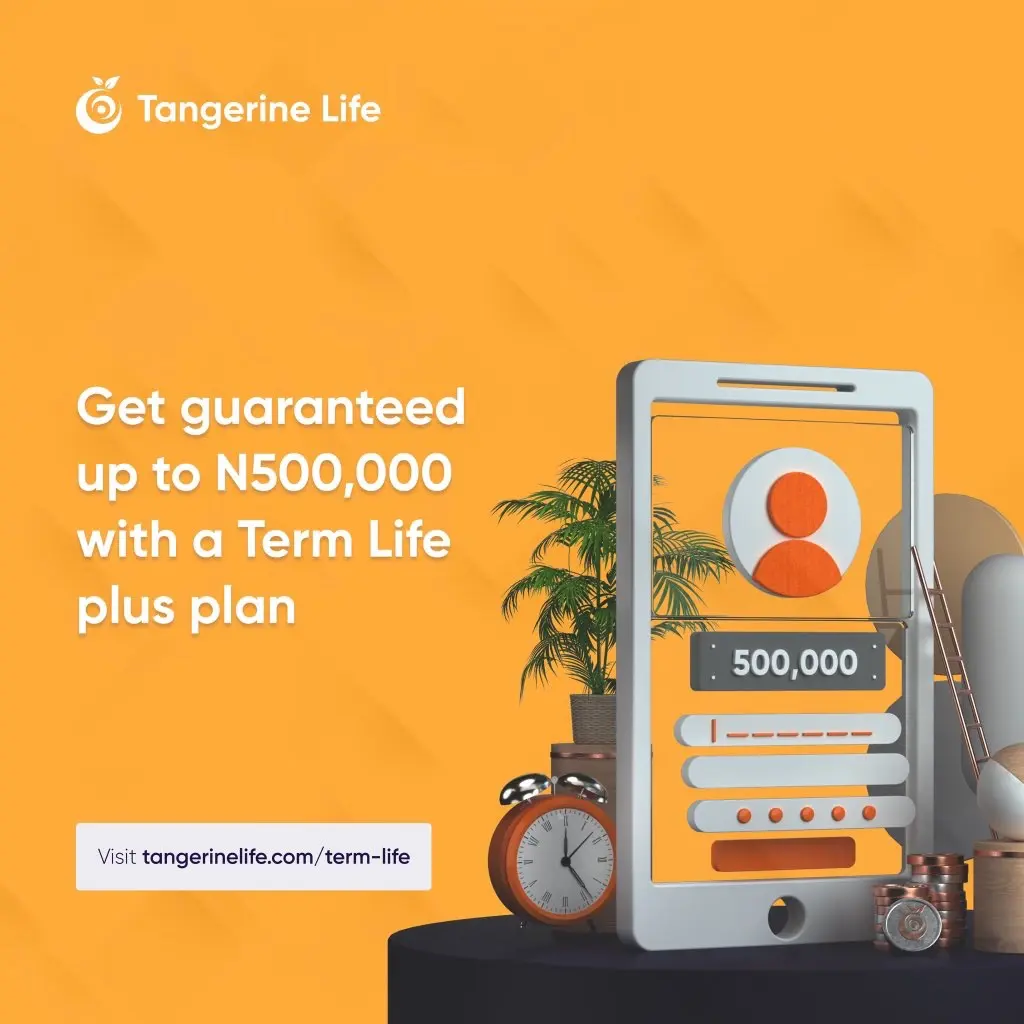 Tangerine Term Life Plus plan