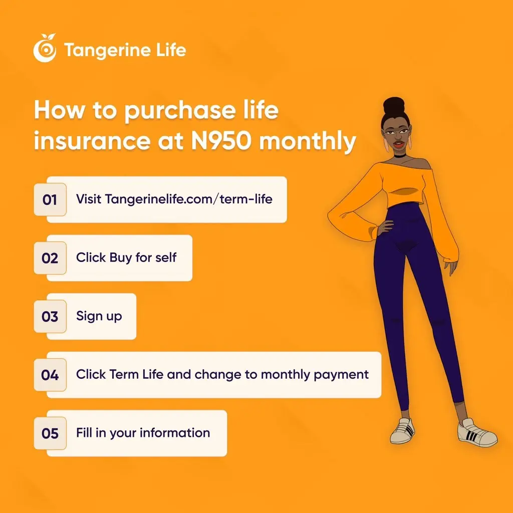 Tangerine Term life plan