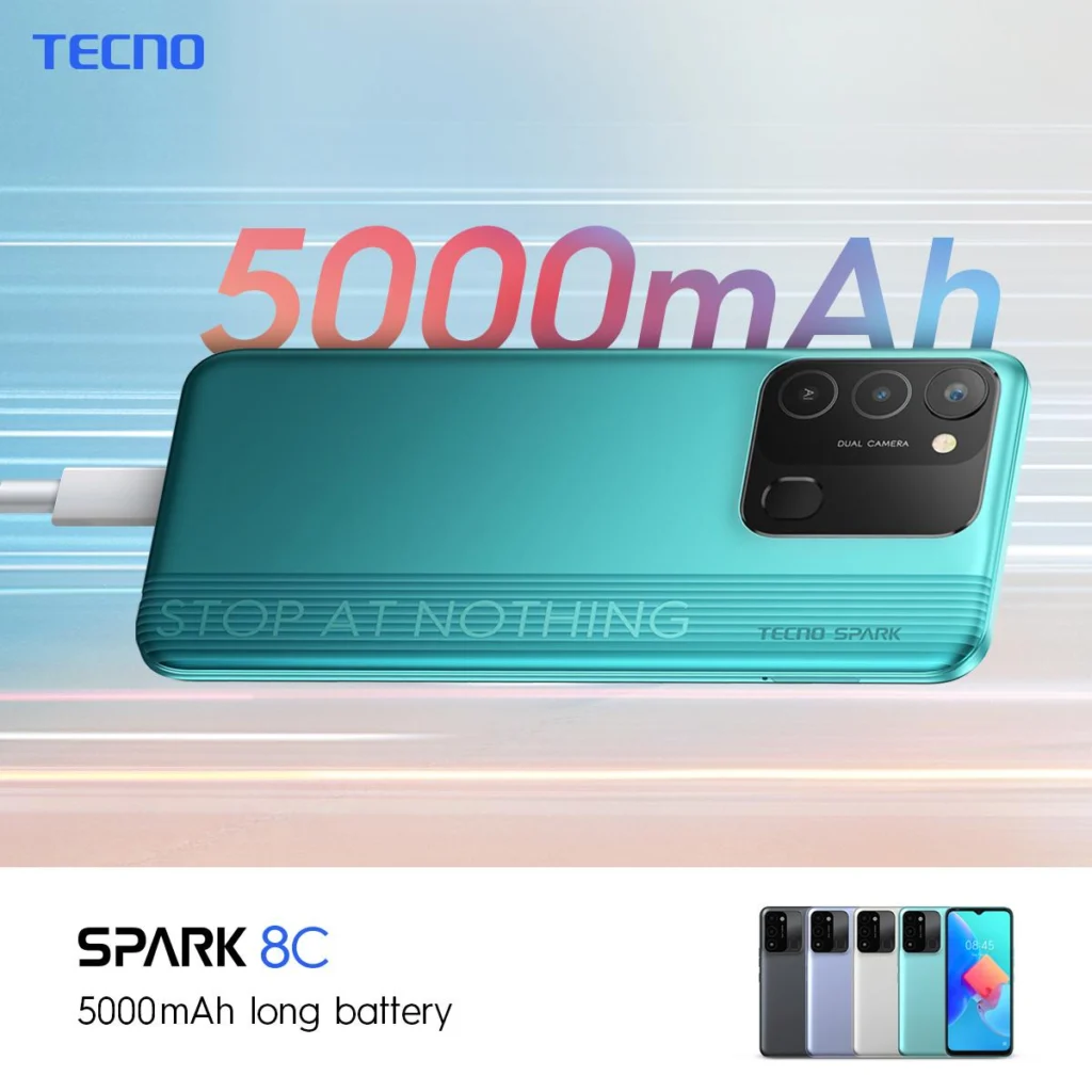 TECNO Spark 8C non removable Li-Ion 5000 mAh
