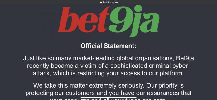 Bet9ja Criminal Cyber Attack
