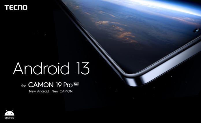 CAMON 19 Pro 5G Android 13 Beta
