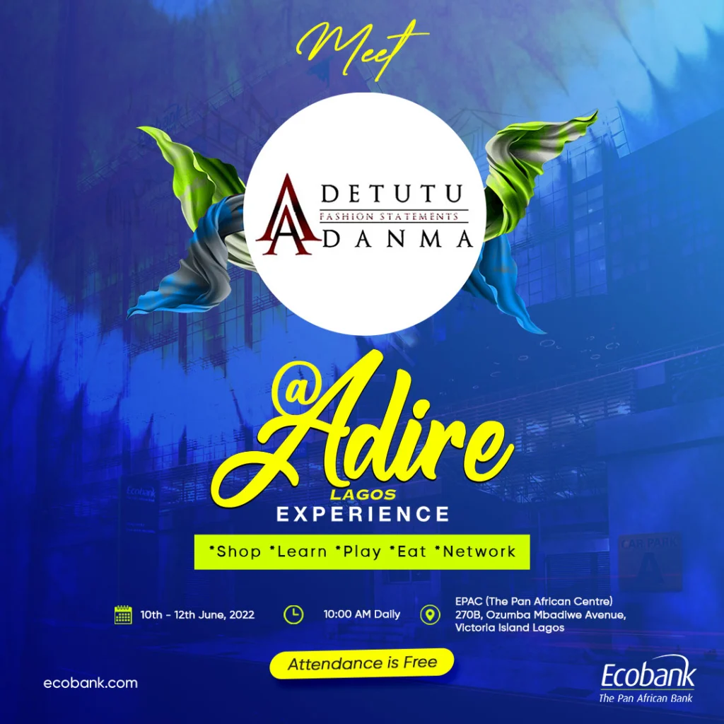 Adetutu Adanma Adire Lagos