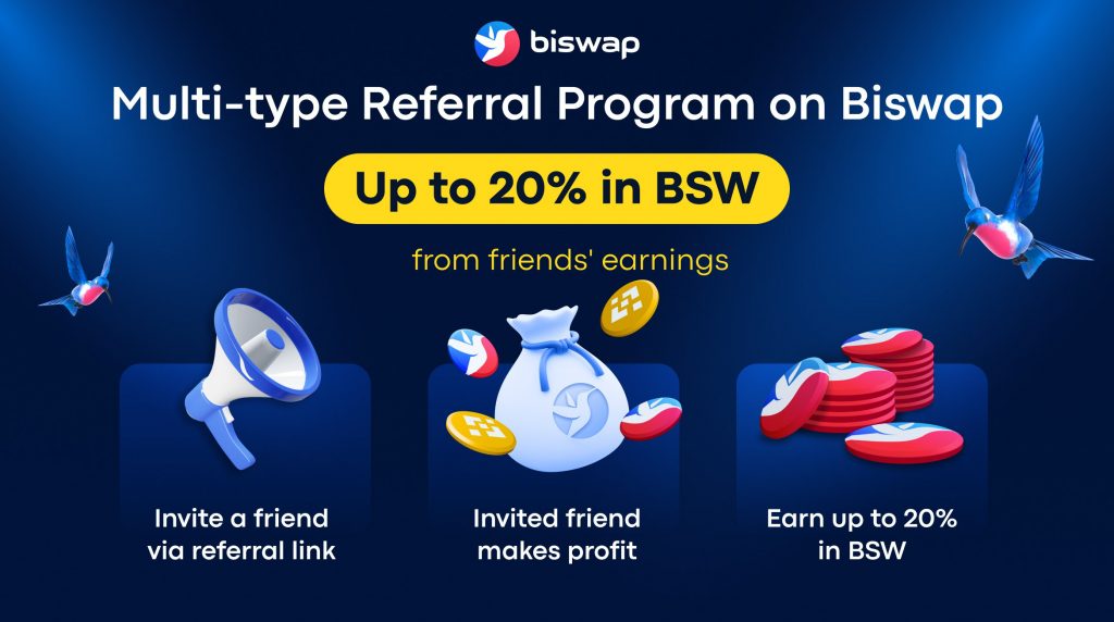 Biswap Multi-Type Referral Program