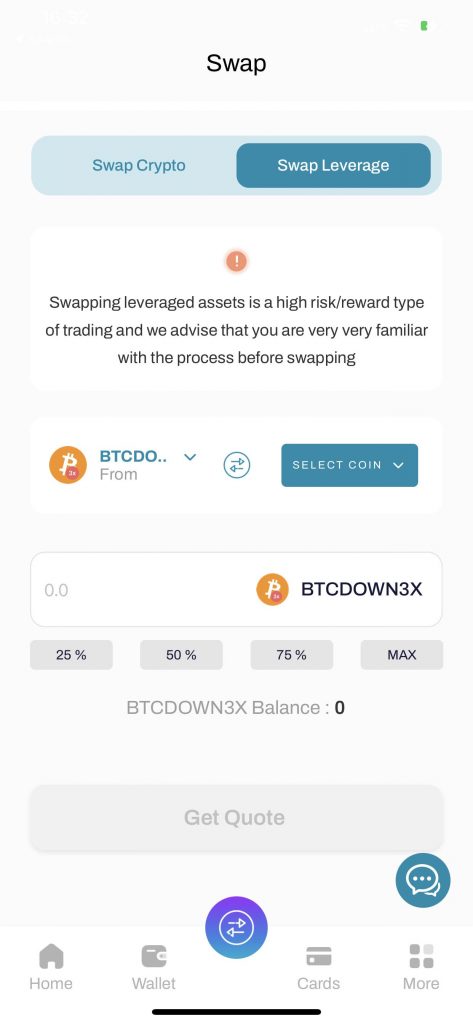 How to Swap Crypto on Obiex Finance