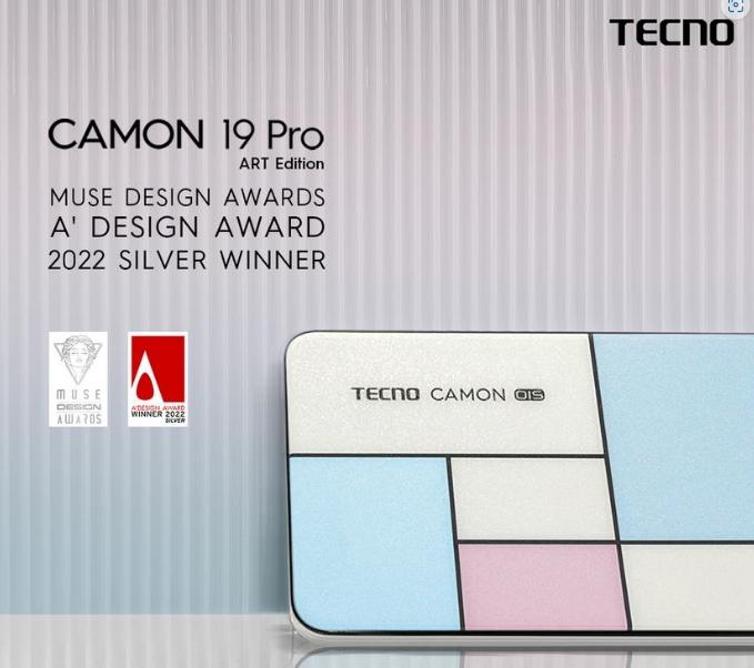 TECNO Camon 19 Mondrian Edition Wins Two International Design Awards