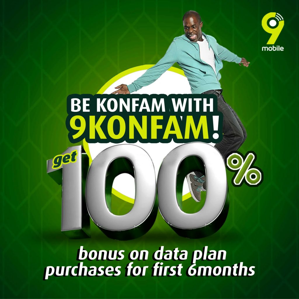 Call rate on 9Konfam tariff plan
