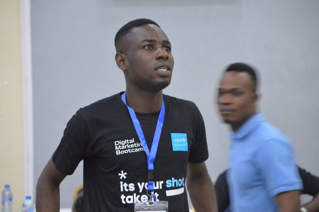 Ndaman Joshua Olayinka UNICEF Nigeria Covid-19 champions