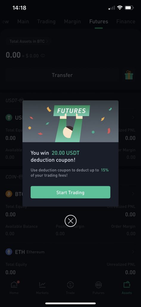 Free 20USDT on KuCoin Futures