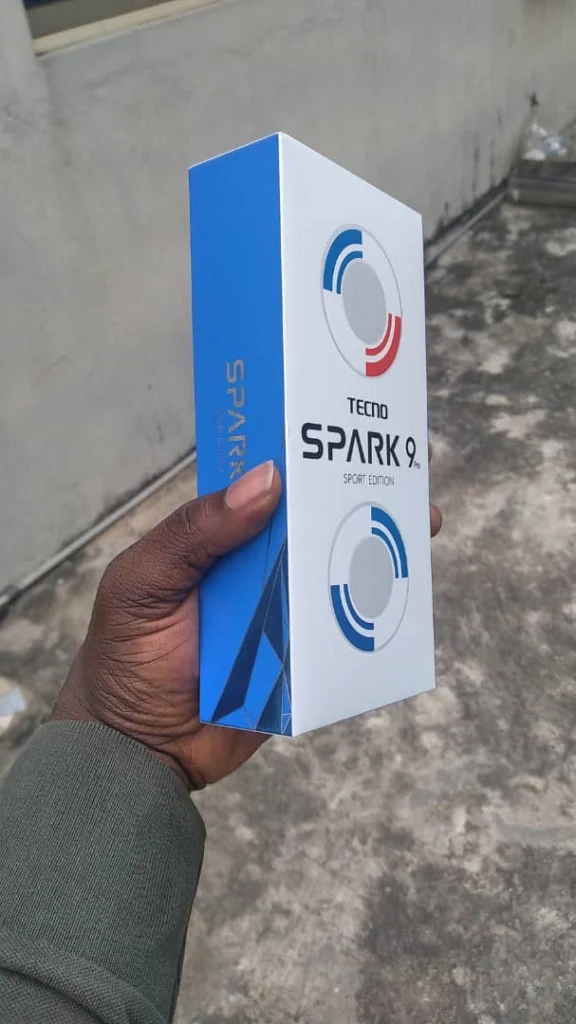 Inside the box of the TECNO Spark 9 Pro Sport Edition