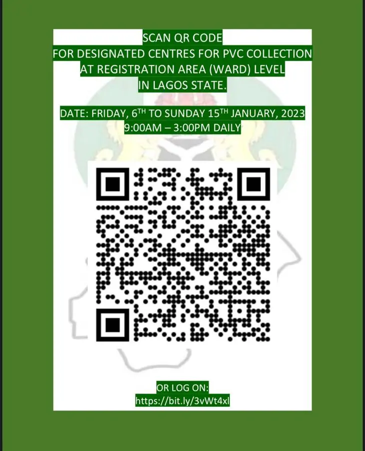 Where to collect Permanent Voters' Cards in Lagos