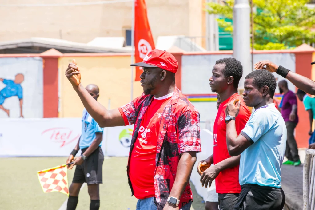 Oke Umurhohwo, itel’s Marketing Manager at itel and frontrow sports event partnership