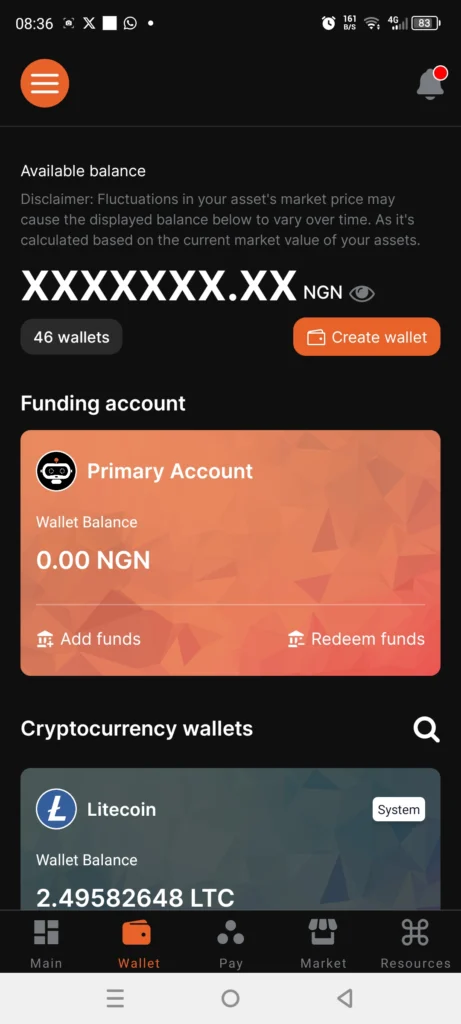 Tryptex Mobile App Wallet