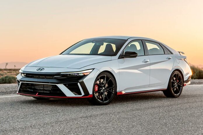 This is the Hyundai Elantra N set to be launched in January 2024.