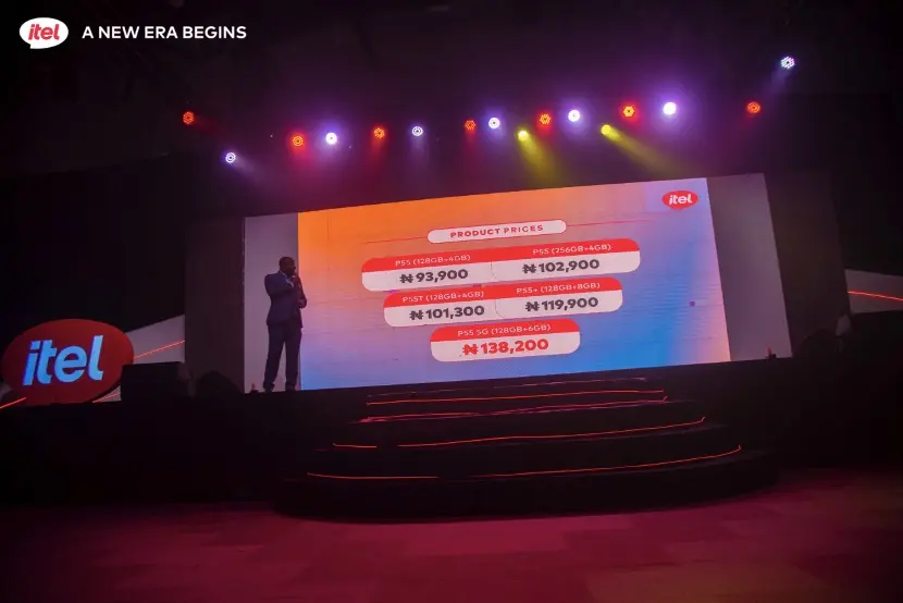 Price of the itel P55 5G smartphone series