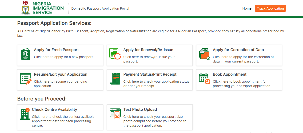 How to apply for a Nigerian international passport from the comfort of your home
